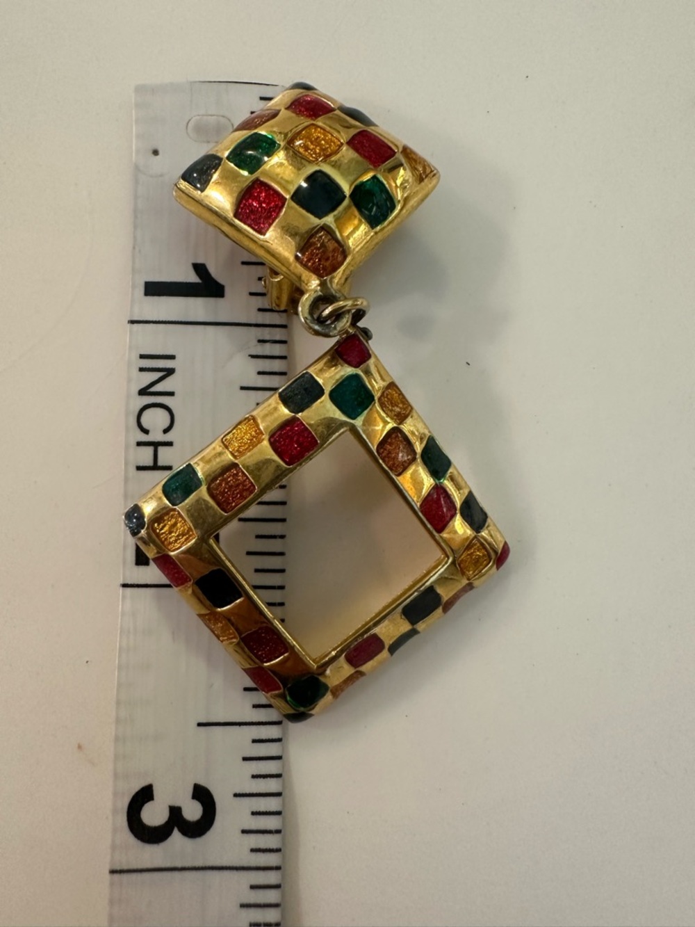 VTG Ginnie Johansen GJD 4-Pair Clip-On Earring Bundle - 80s/90s Glam - Picture 11 of 12